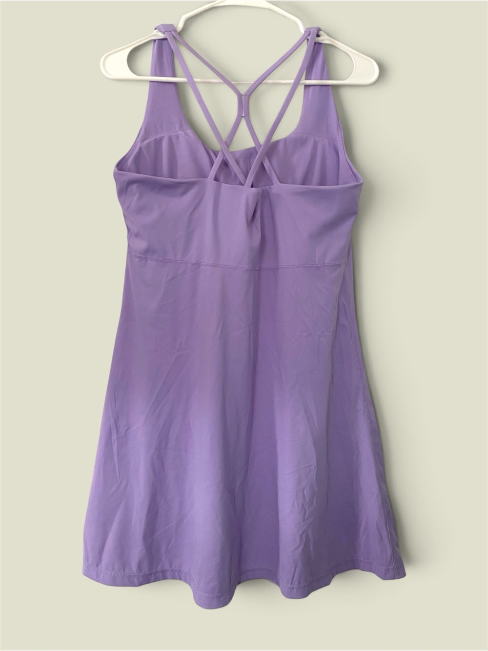 Generic Brand Purple Athletic Exercise Dress Built-in Bra L Lavender Golf - Picture 4 of 7